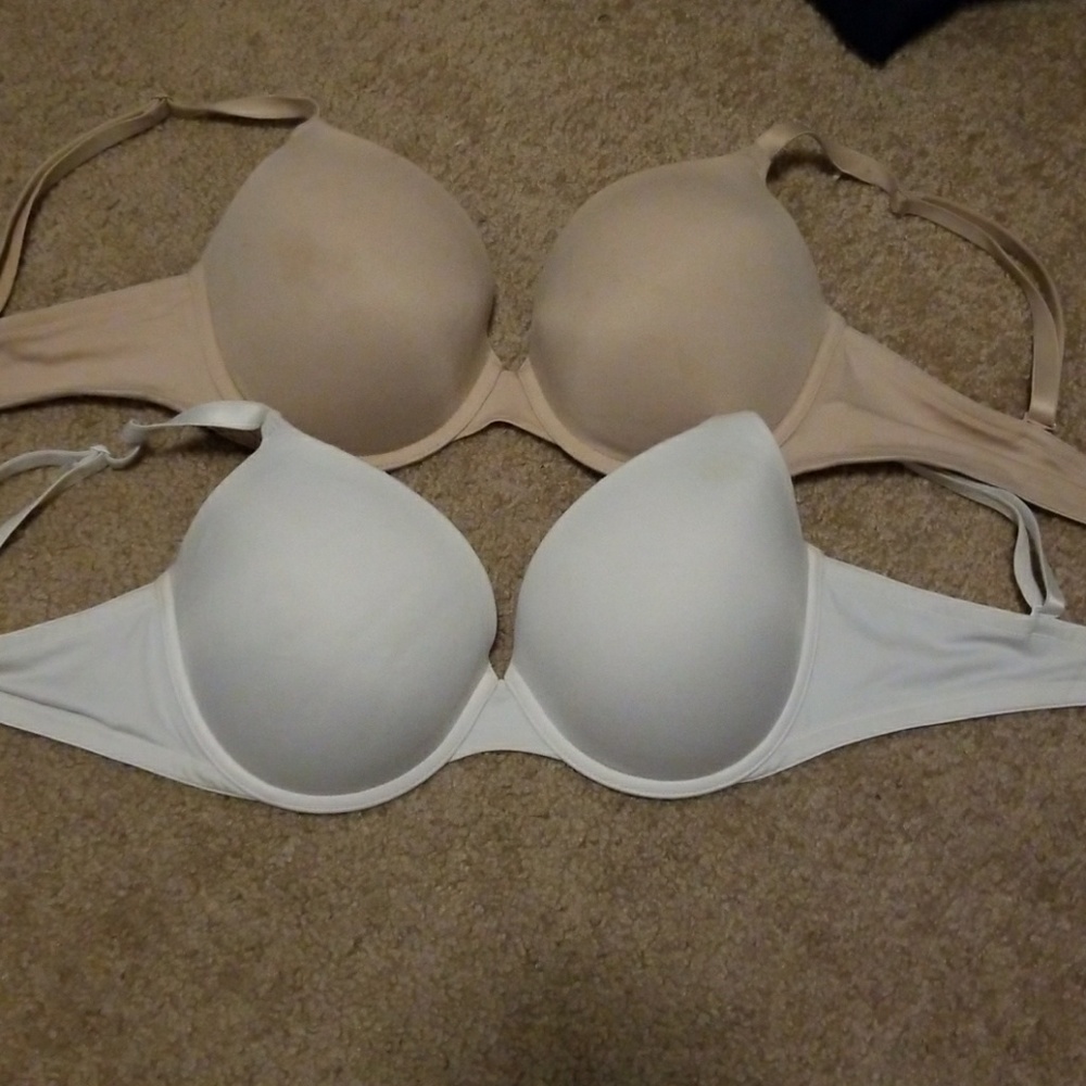 Pink push up bras 34DD